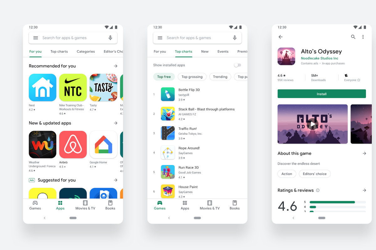 Google rediseña su Play Store