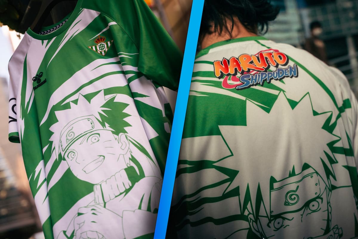 El Real Betis se volvió otaku y estrena playera de Naruto en una edición limitada