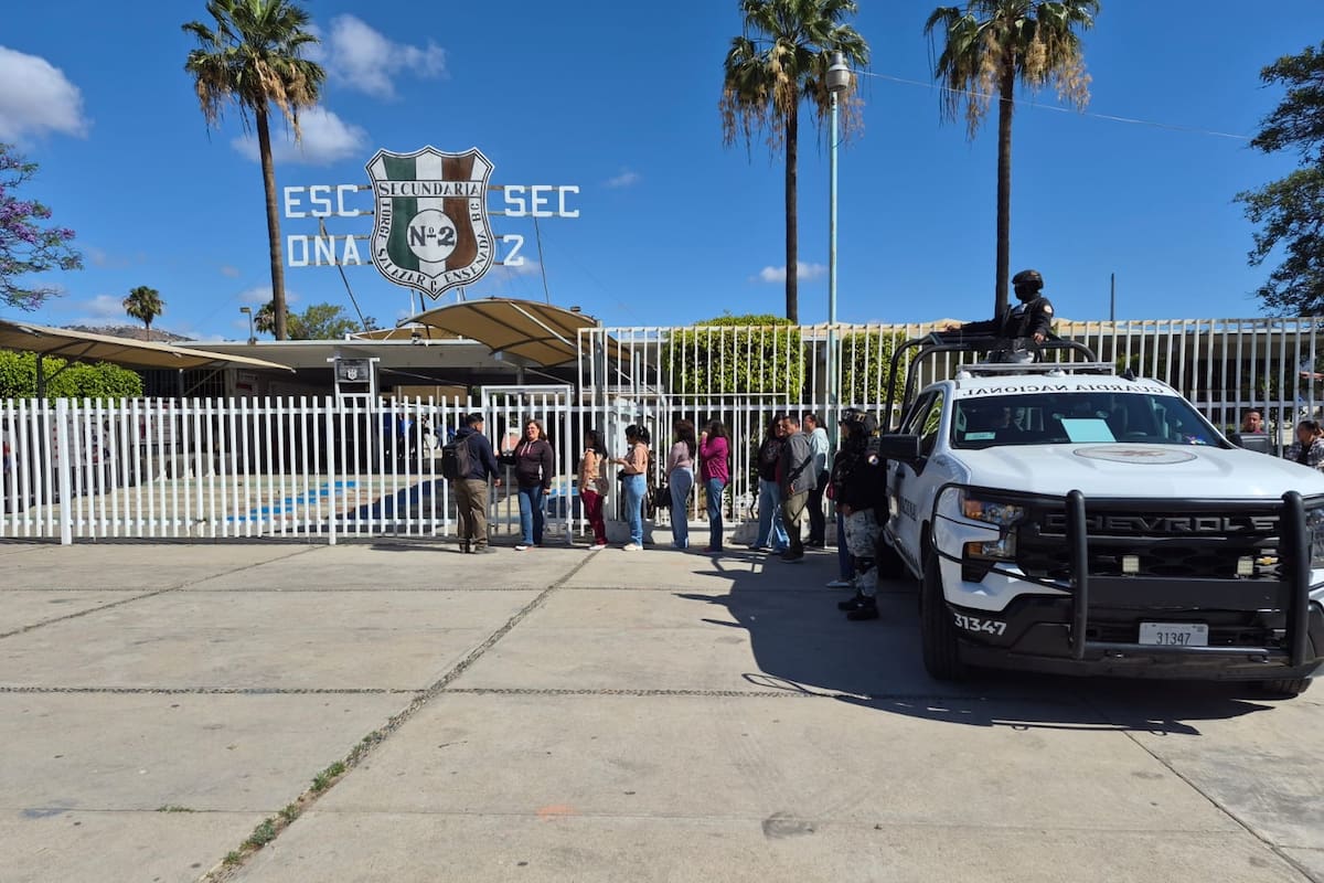 Regresarán a clases tras amenaza en Secundaria Diurna No. 2