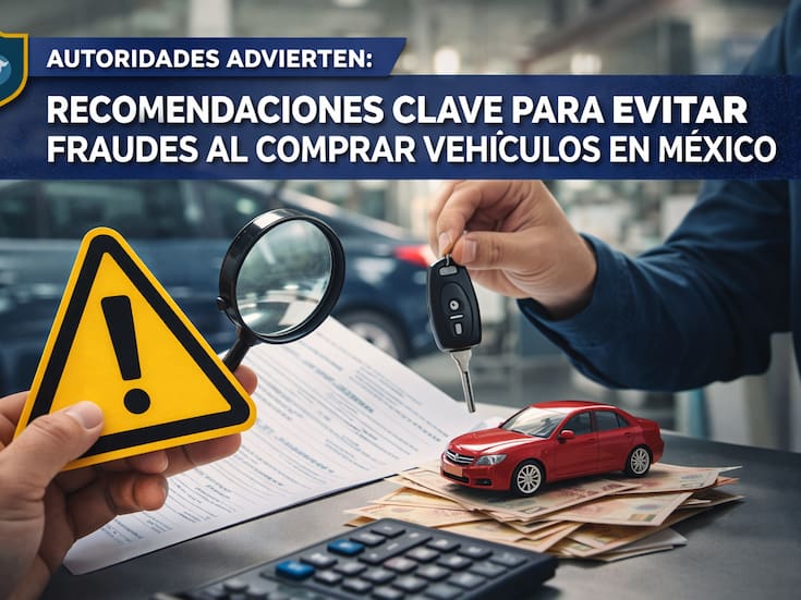 Autoridades advierten: recomendaciones clave para evitar fraudes al comprar vehículos en México