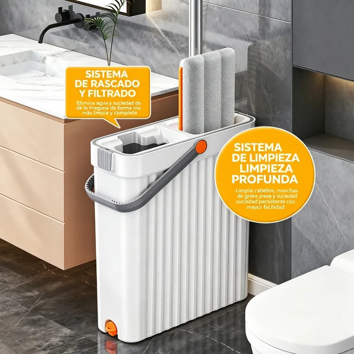 Kit de trapeador giratorio | Mercado Libre