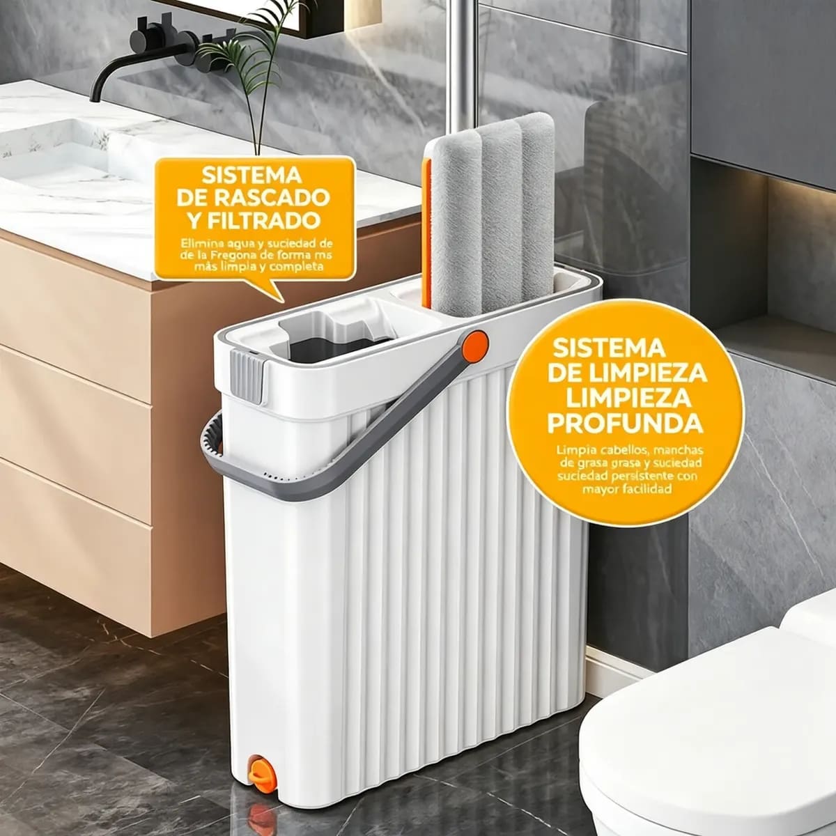Kit de trapeador giratorio | Mercado Libre