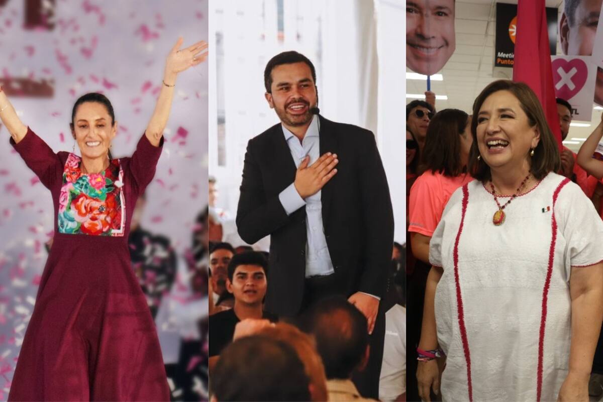 Encuesta revela cuál fue el perfil de los votantes de Claudia Sheinbaum, Xóchitl Gálvez y Jorge Máynez