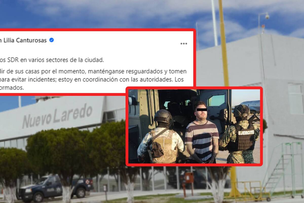 Cierre del aeropuerto, balaceras y persecuciones: Así se vivió en Nuevo Laredo, tras captura de ‘El Ricky’