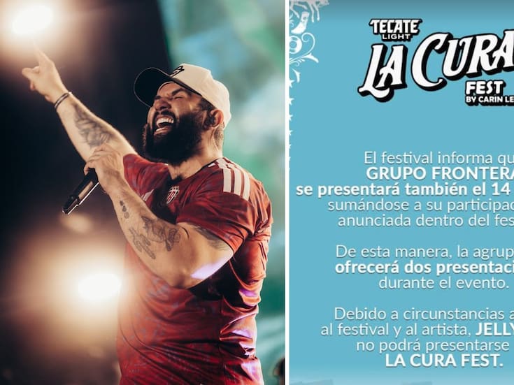 La Cura Fest 2026 anuncia cambios en su cartel: Grupo Frontera tendrá doble presentación y Jelly Roll cancela su participación