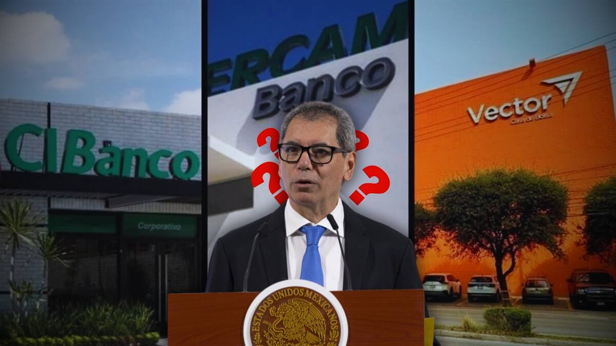 CNBV interviene temporalmente CIBanco, Intercam y Vector por señalamientos de lavado: Hacienda aclara razones. Foto: Especial