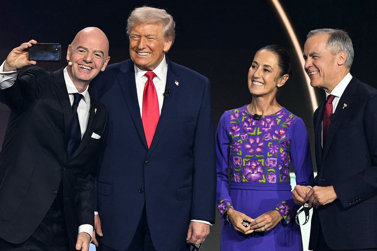 ¿Qué dijo Claudia Sheinbaum en su primera reunión con Trump y Carney en el Sorteo del Mundial 2026?
