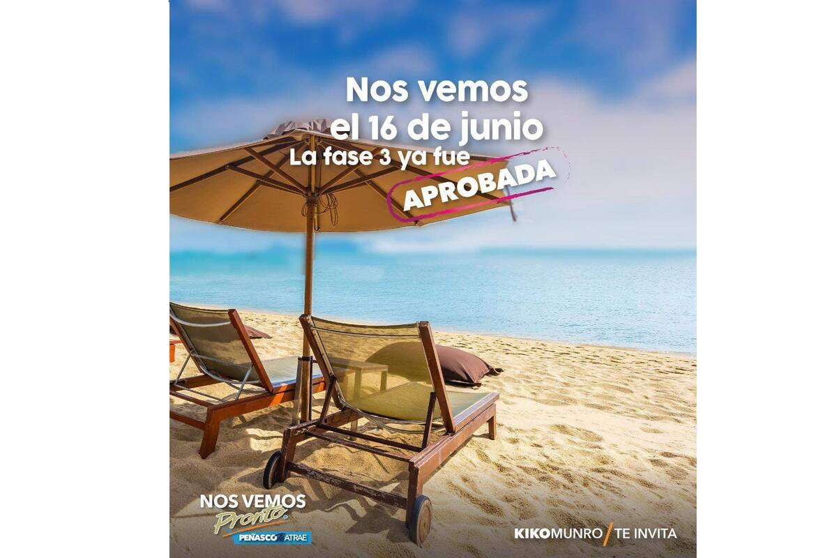 Reabrirán playas de Puerto Peñasco a partir del 16 de junio