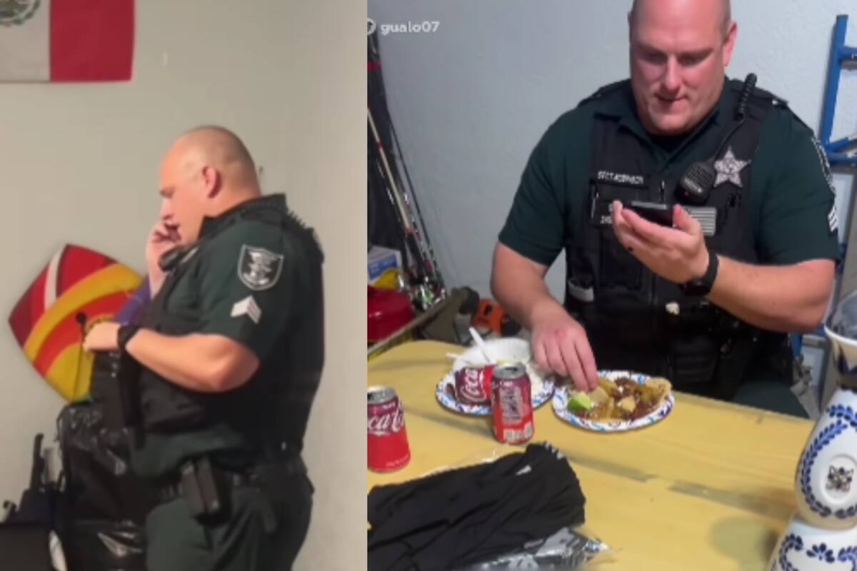 Policía se hace viral por quedarse en una fiesta en lugar de atender el reporte de ruido