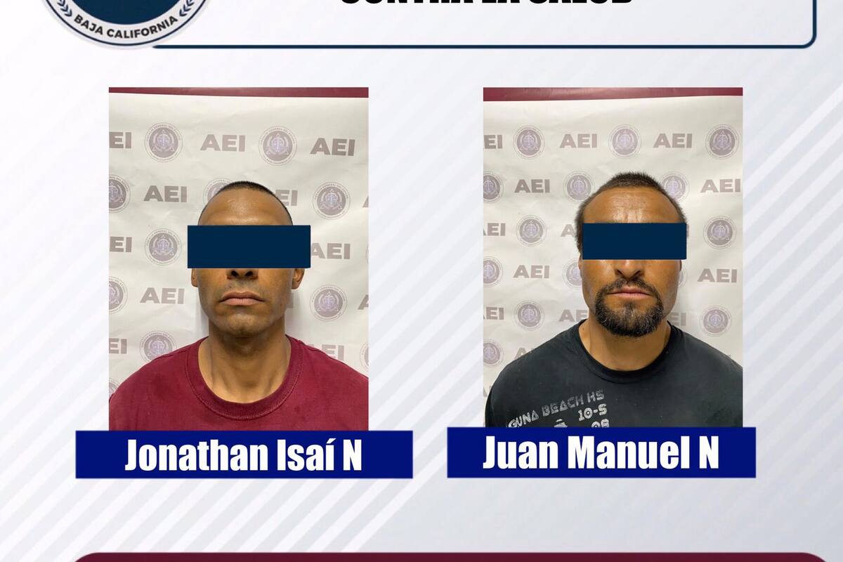 Capturan a dos sujetos por posesión de metanfetamina