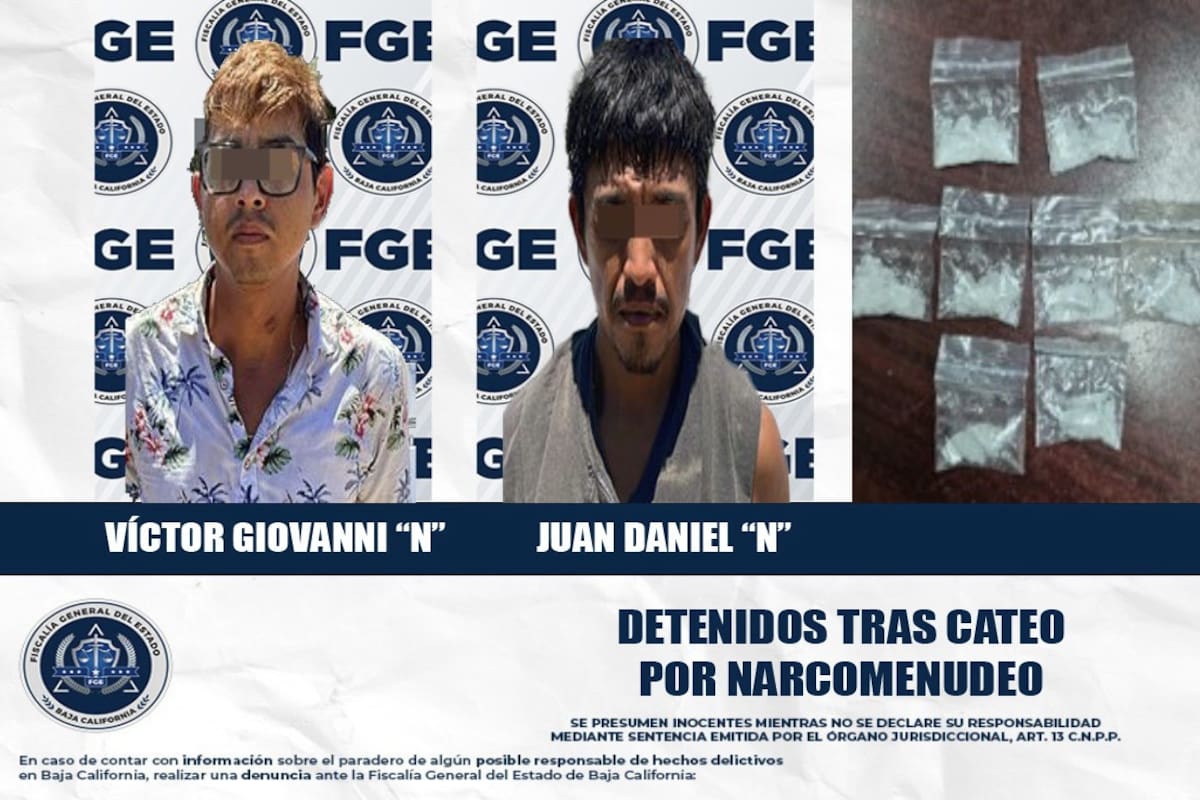 Revientan ‘tiendita’ de droga en San Felipe; dos detenidos