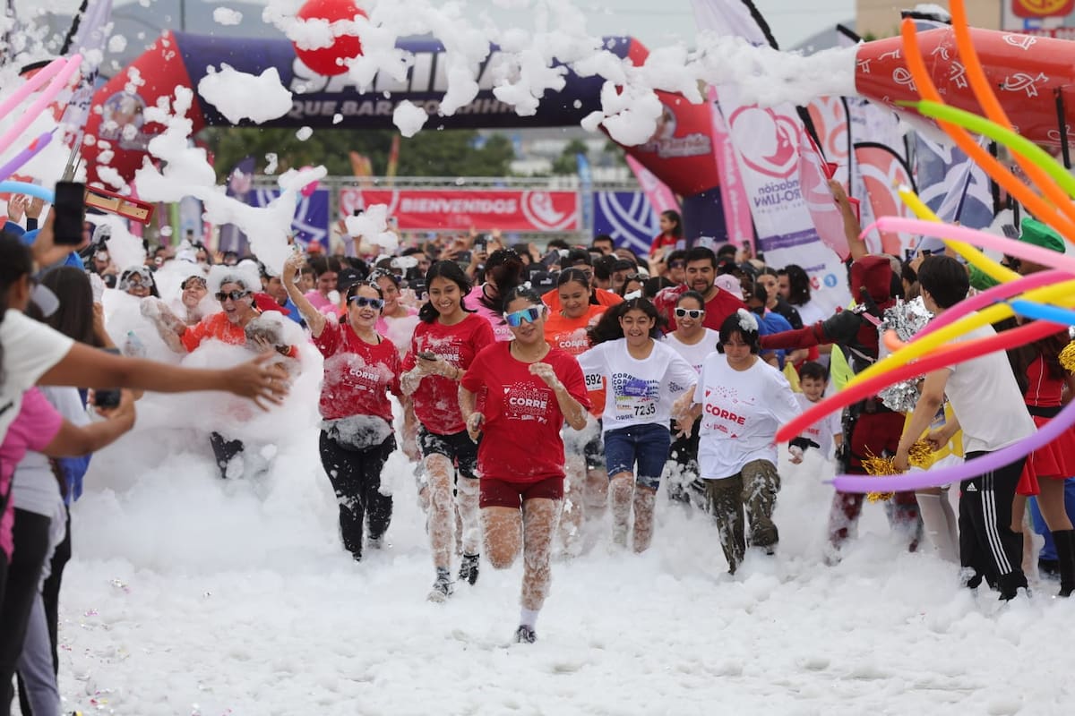Carrera ‘Corre con Espuma’ de Fundación Castro Limón. Foto: Sergio Ortiz
