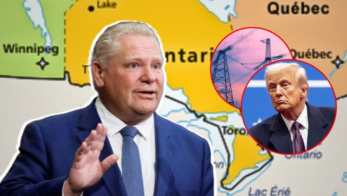 El primer ministro Doug Ford había anunciado aranceles del 25% sobre la electricidad exportada a EU, en represalia por los aranceles impuestos por Donald Trump, que más tarde retiró nuevamente.