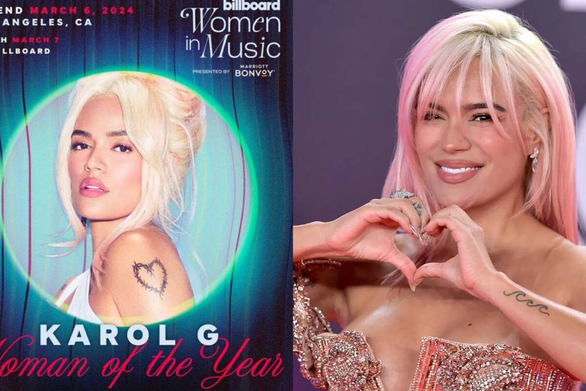 ¡Karol G es nombrada la Mujer del Año 2024 por Billboard!