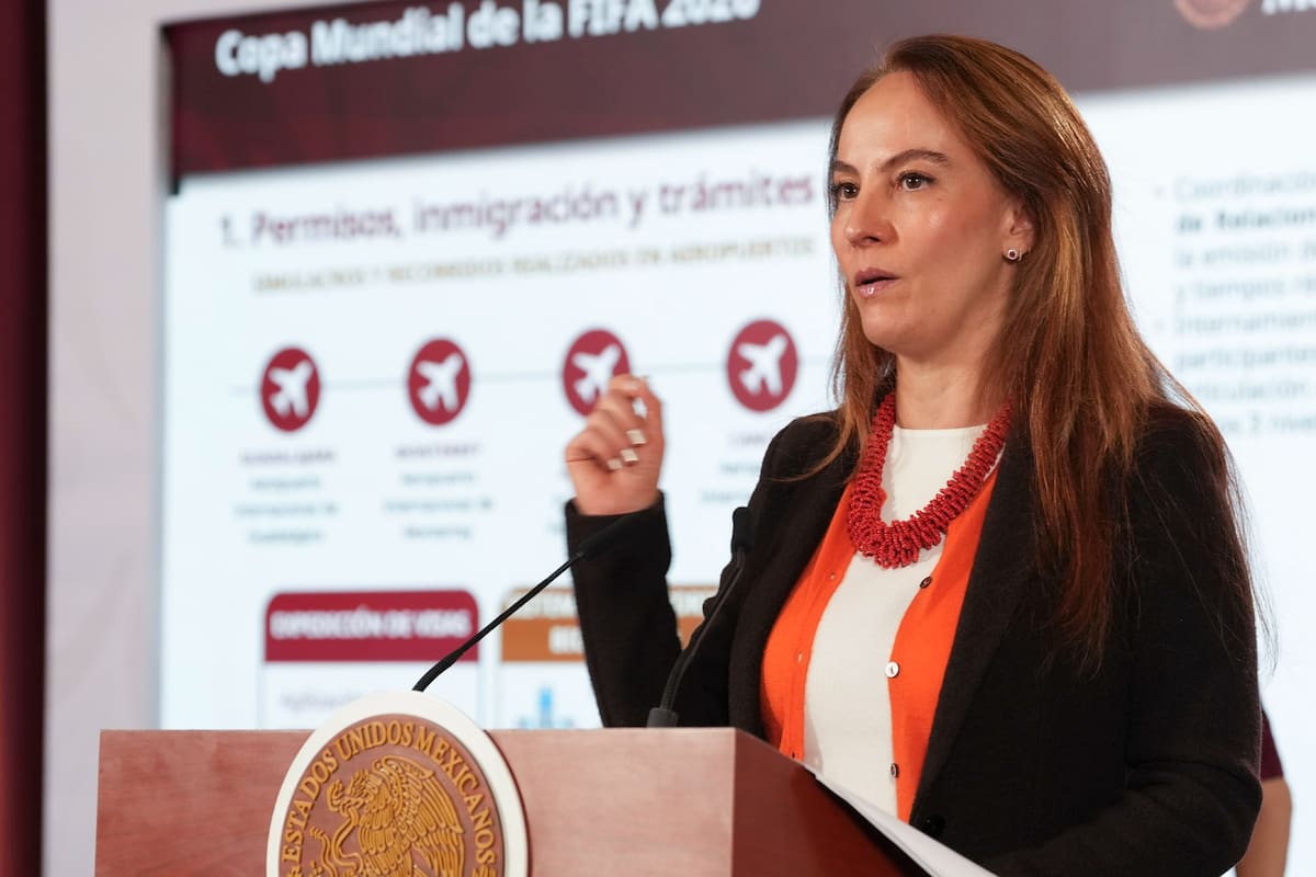 Gabriela Cuevas, coordinadora de los trabajos del Gobierno federal para el Mundial. | Crédito: Presidencia