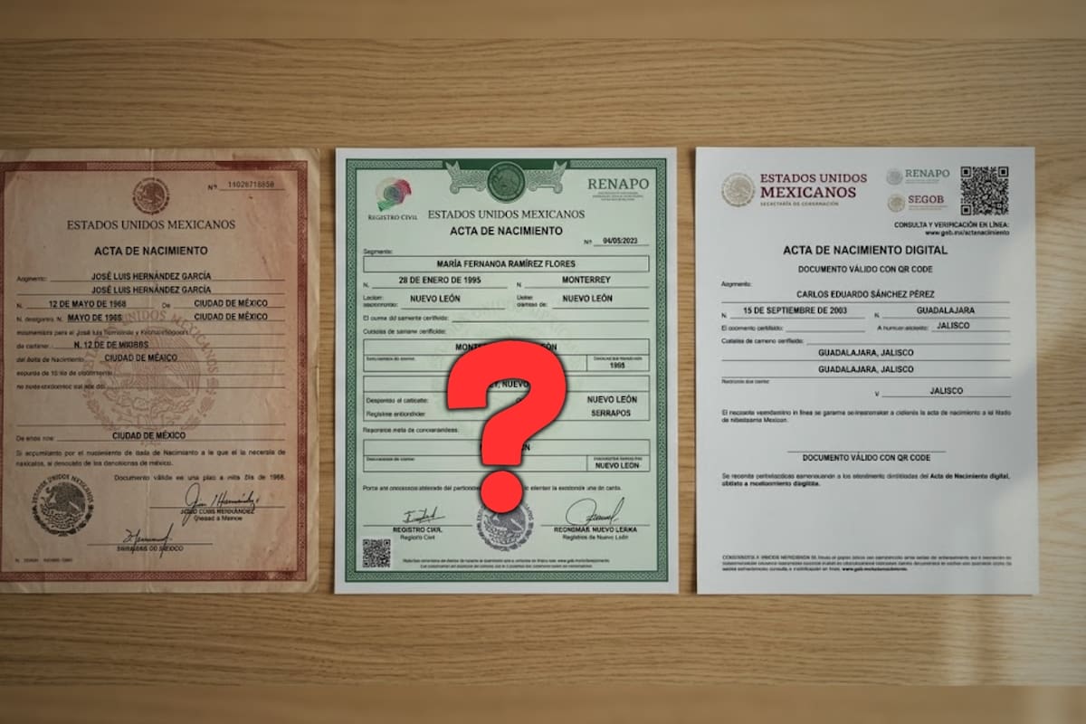 Qué significan los tres colores del acta de nacimiento en México, cuáles son sus candados de seguridad digital y en qué situaciones específicas las autoridades exigen presentar una copia certificada actualizada
