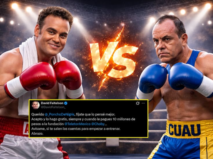 David Faitelson acepta desafío de Poncho De Nigris y quiere pelear contra Cuahtémoc Blanco en Ring Royale