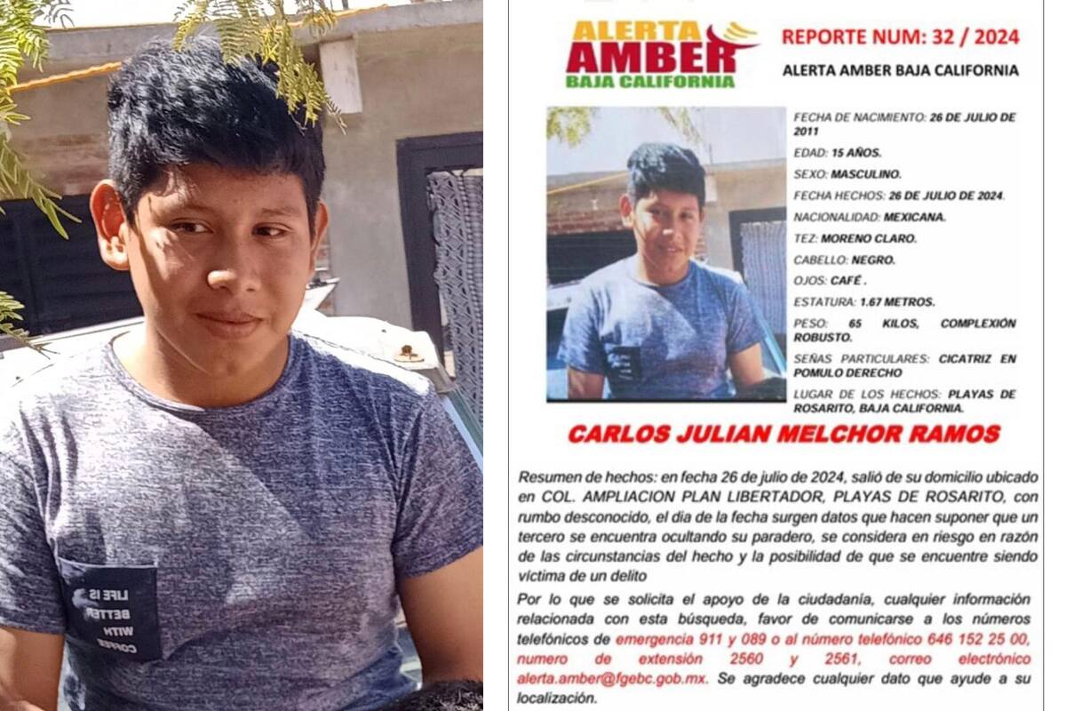Localizan en Tijuana a Carlos Julián Melchor tras salirse de su casa