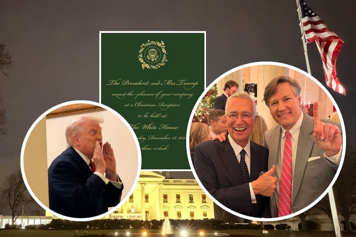 Ricardo Salinas Pliego asistió a la cena navideña organizada por Donald Trump y aunque lo señalaban por haber “pagado” un alto costo para obtener su pase a la Casa Blanca, él ya mostró su invitación oficial