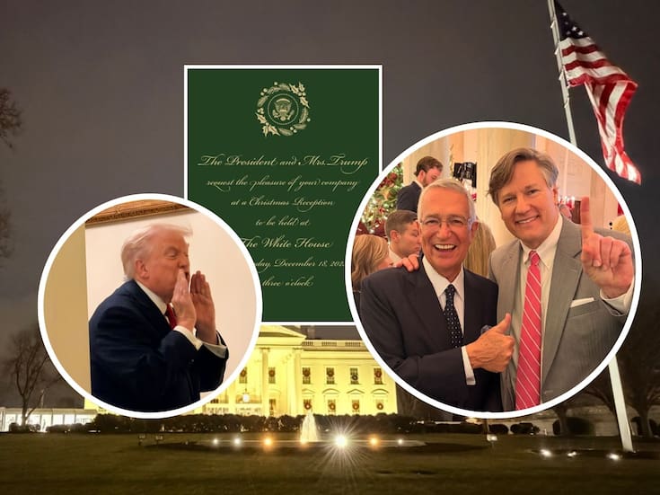 Ricardo Salinas Pliego asistió a la cena navideña organizada por Donald Trump y aunque lo señalaban por haber “pagado” un alto costo para obtener su pase a la Casa Blanca, él ya mostró su invitación oficial
