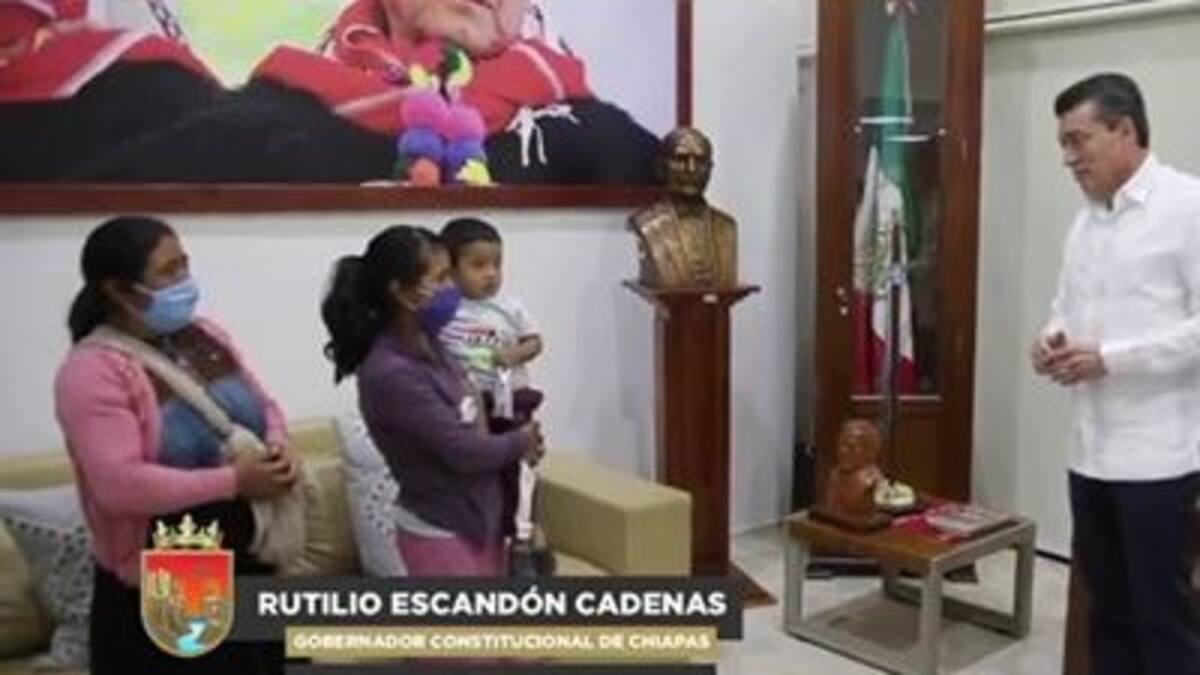 Tras rescate de Dylan, afirma gobernador que en Chiapas no hay impunidad