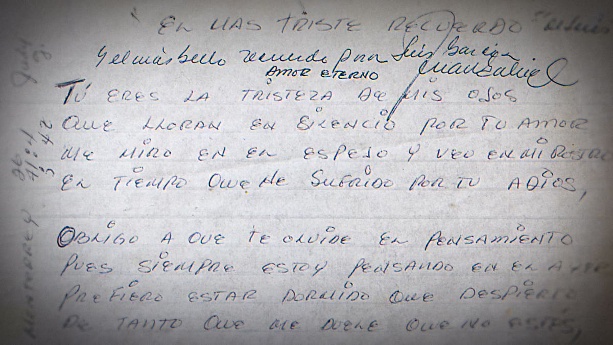 En el archivo se guardaron libretas con los apuntes de sus canciones. | Foto: cortesía