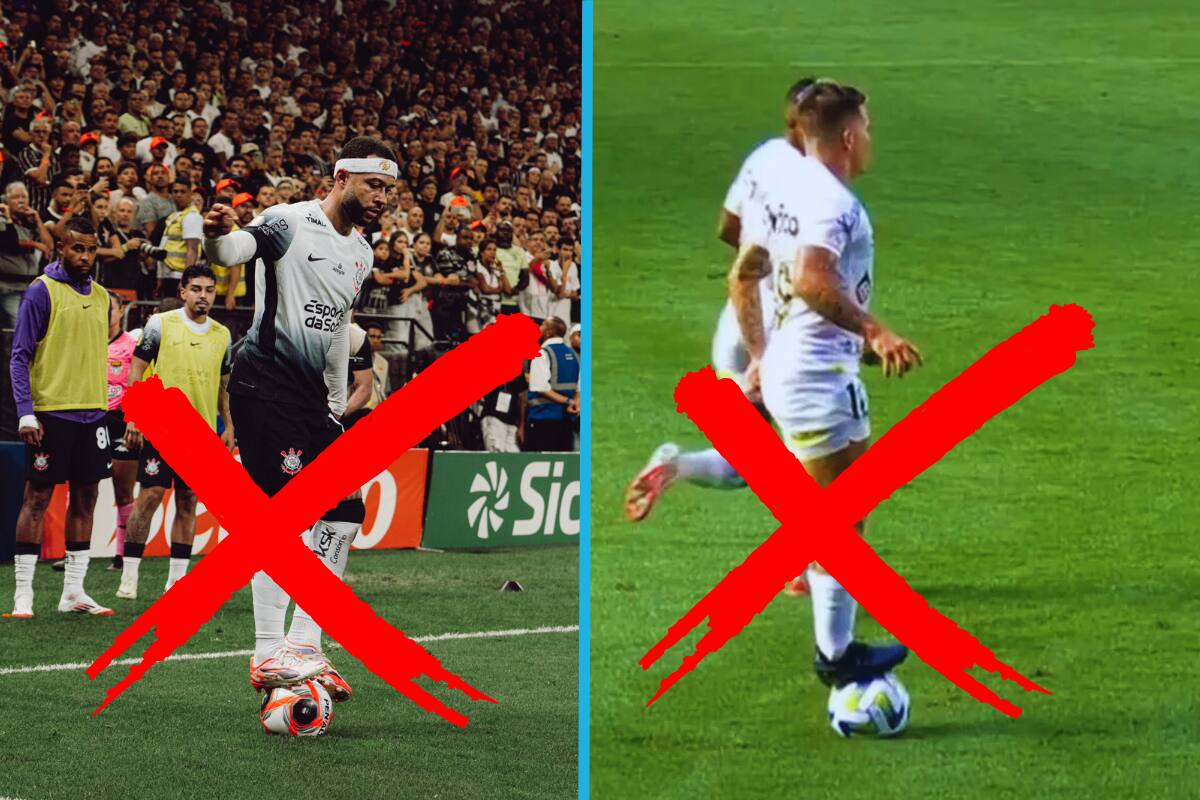 En Brasil prohíben a los futbolista pararse encima del balón; serán sancionados