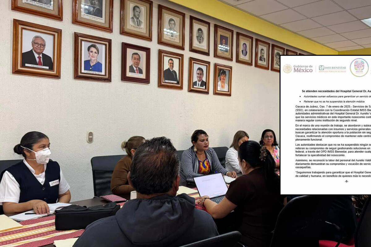 Suspenden cirugías y servicios en hospital oaxaqueño por falta de agua y medicinas