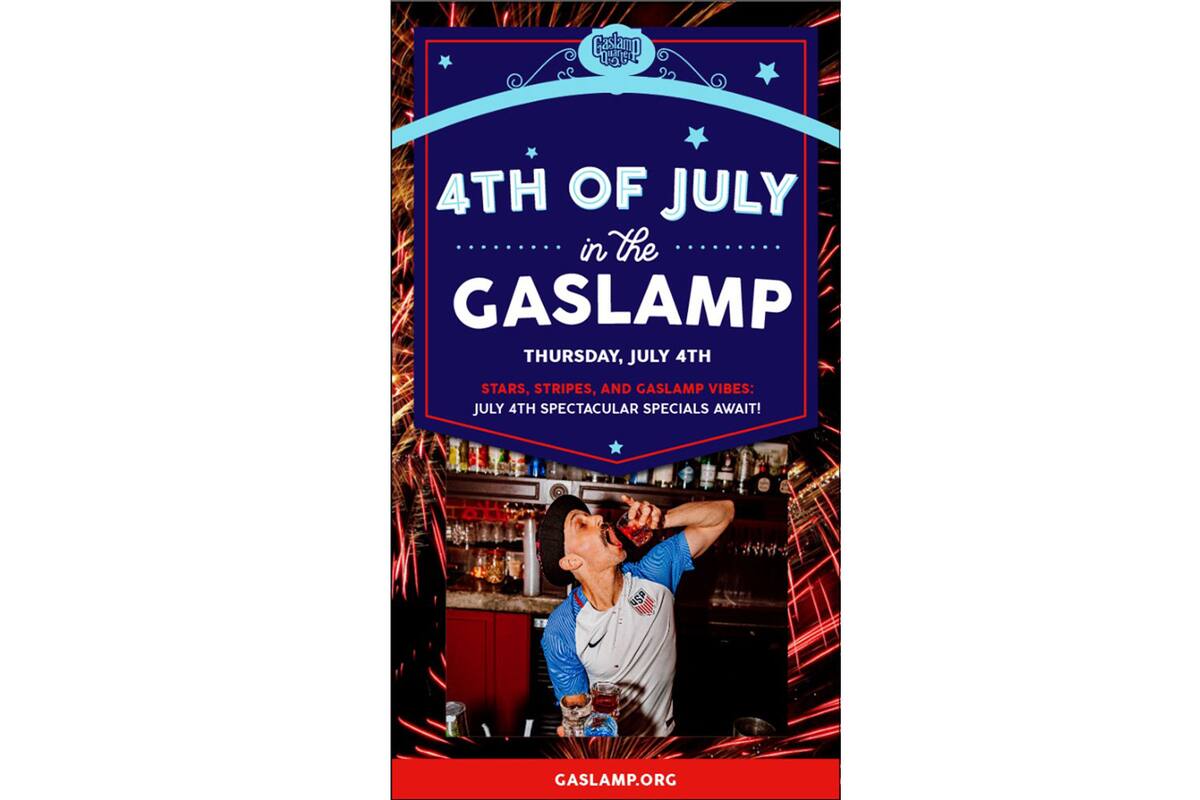 4 de julio: Invitan a celebraciones en el centro de San Diego