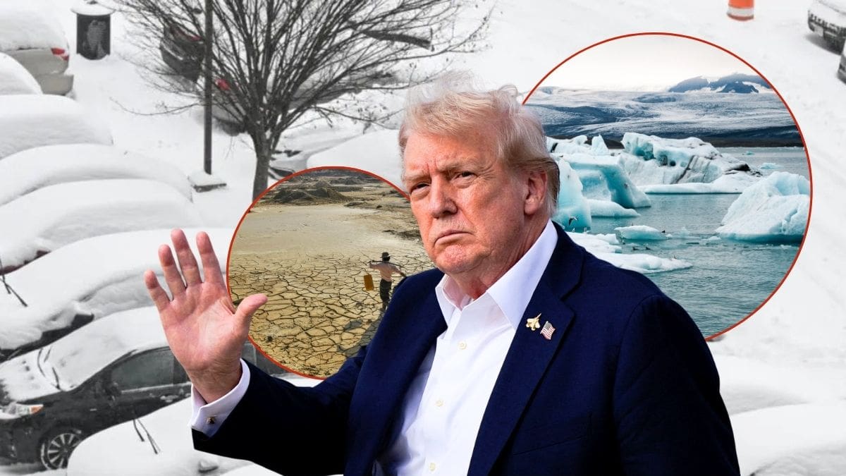 Trump vuelve a negar el cambio climático mientras 170 millones de personas se preparan para una tormenta invernal histórica en EEUU y Canadá