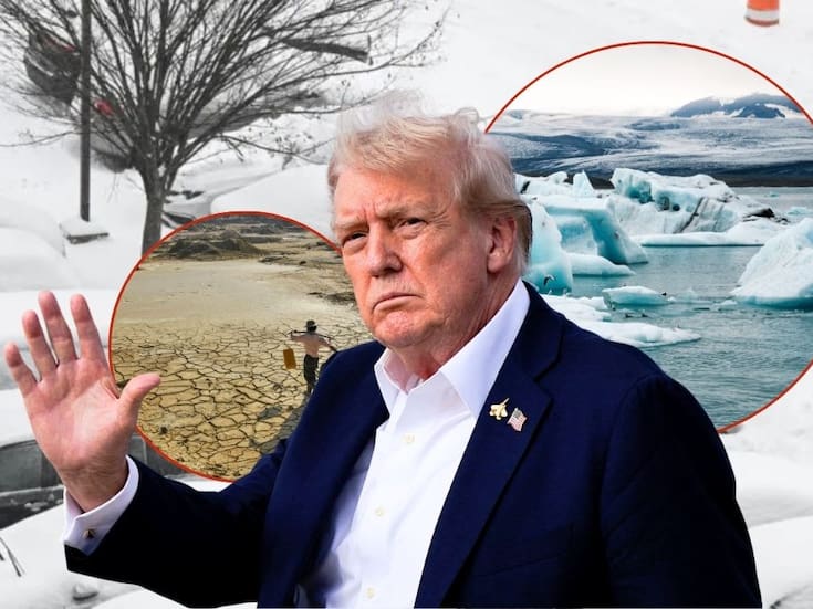 Trump vuelve a negar el cambio climático mientras 170 millones de personas se preparan para una tormenta invernal histórica en EEUU y Canadá