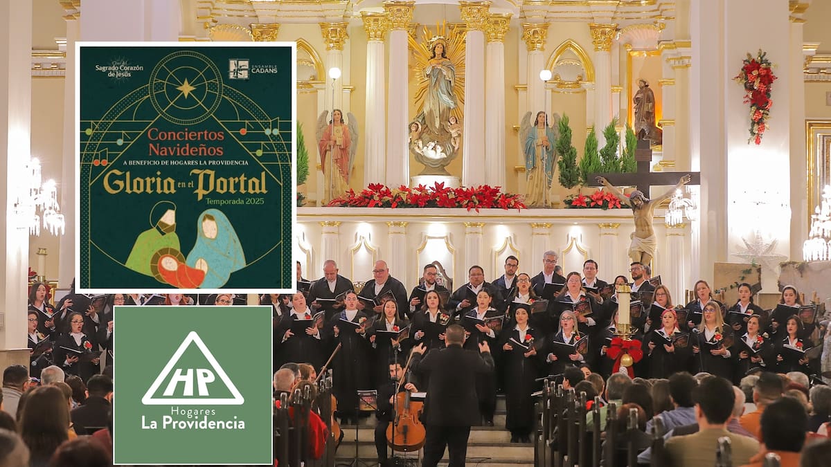 La temporada de conciertos navideños “Gloria en el portal”, que apoya a niñas de Hogares La Providencia, llega a su edición 23 con presentaciones en cuatro templos de Hermosillo