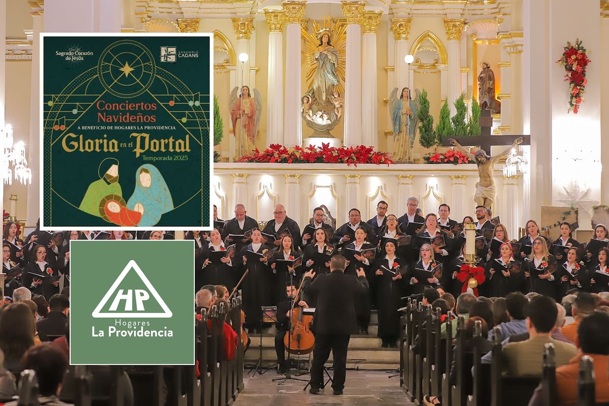 La temporada de conciertos navideños “Gloria en el portal”, que apoya a niñas de Hogares La Providencia, llega a su edición 23 con presentaciones en cuatro templos de Hermosillo