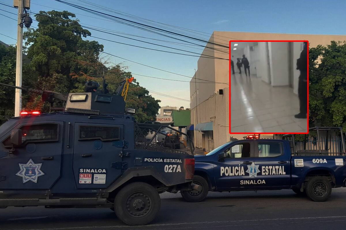 VIDEO: Buscando paciente herido, civiles armados irrumpieron en hospital de Culiacán, causando pánico entre los presentes