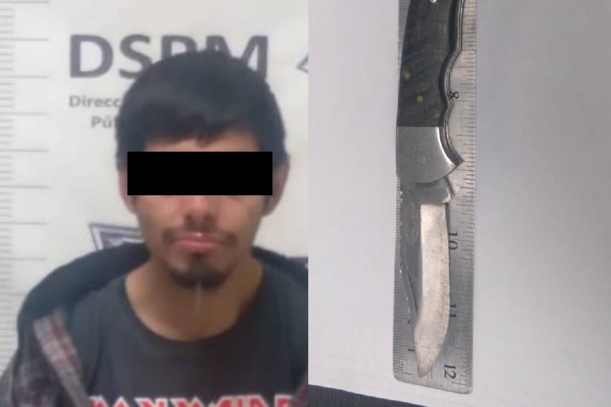 Sujeto armado es detenido en el Hospital General