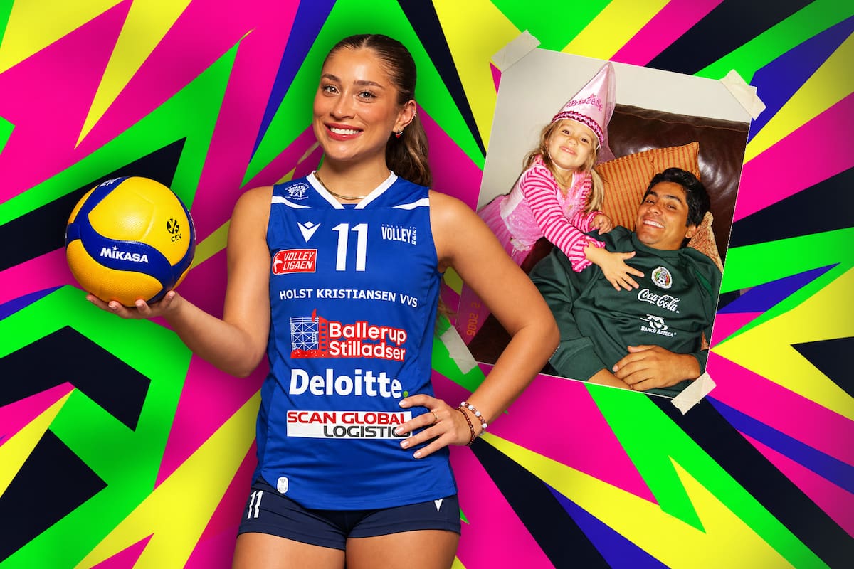 Andrea Campos, hija de Jorge Campos, hace su propia historia en el voleibol profesional de Europa