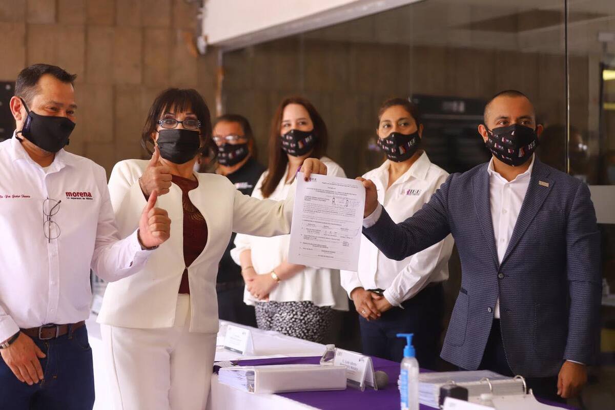Realizan registro de Bustamante entre manifestaciones