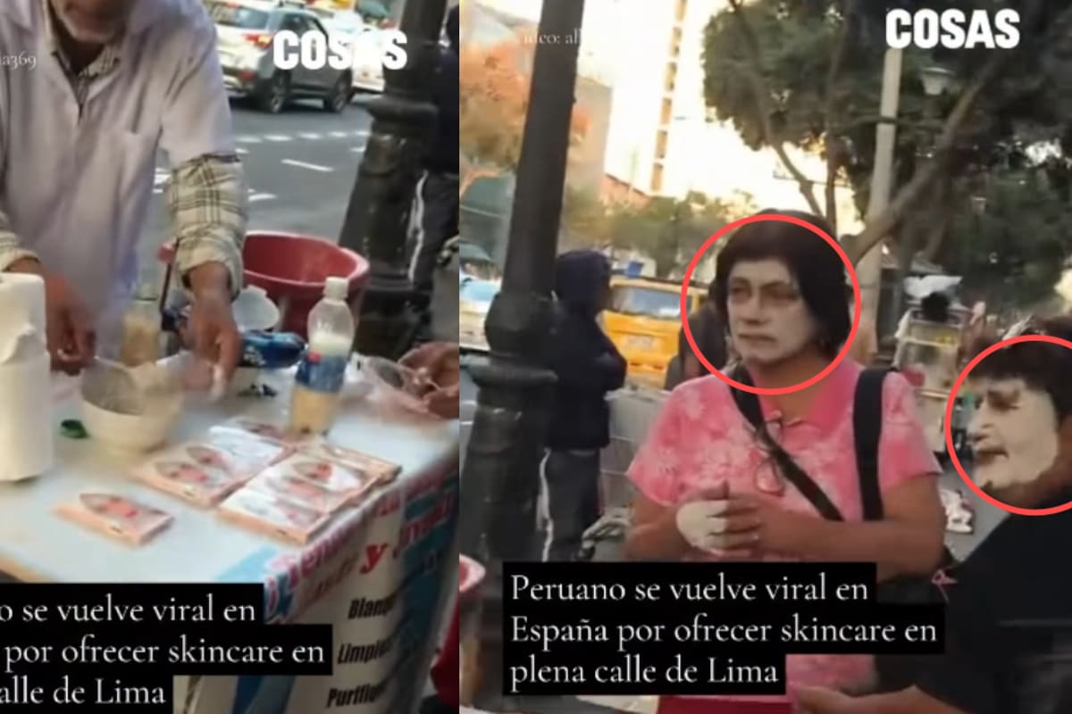 “Las señoras con toda la cara cubierta de mascarilla” Comerciante peruano en España se vuelve viral por su peculiar estrategia: hacer que sus clientes prueben los productos ahí mismo antes de comprarlos