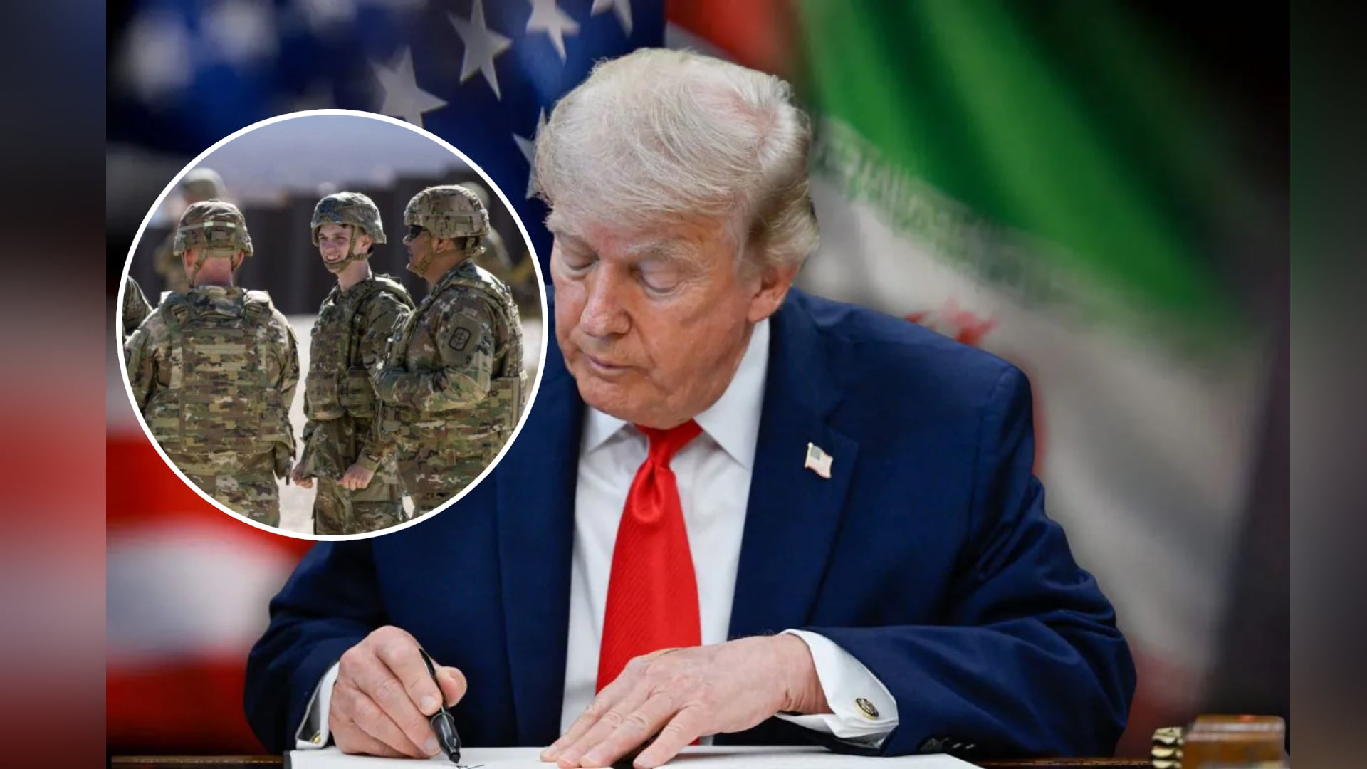Donald Trump notificó al Congreso sobre los nuevos ataques contra Irán mientras Estados Unidos refuerza su presencia militar y marítima en el estrecho de Ormuz. | AP