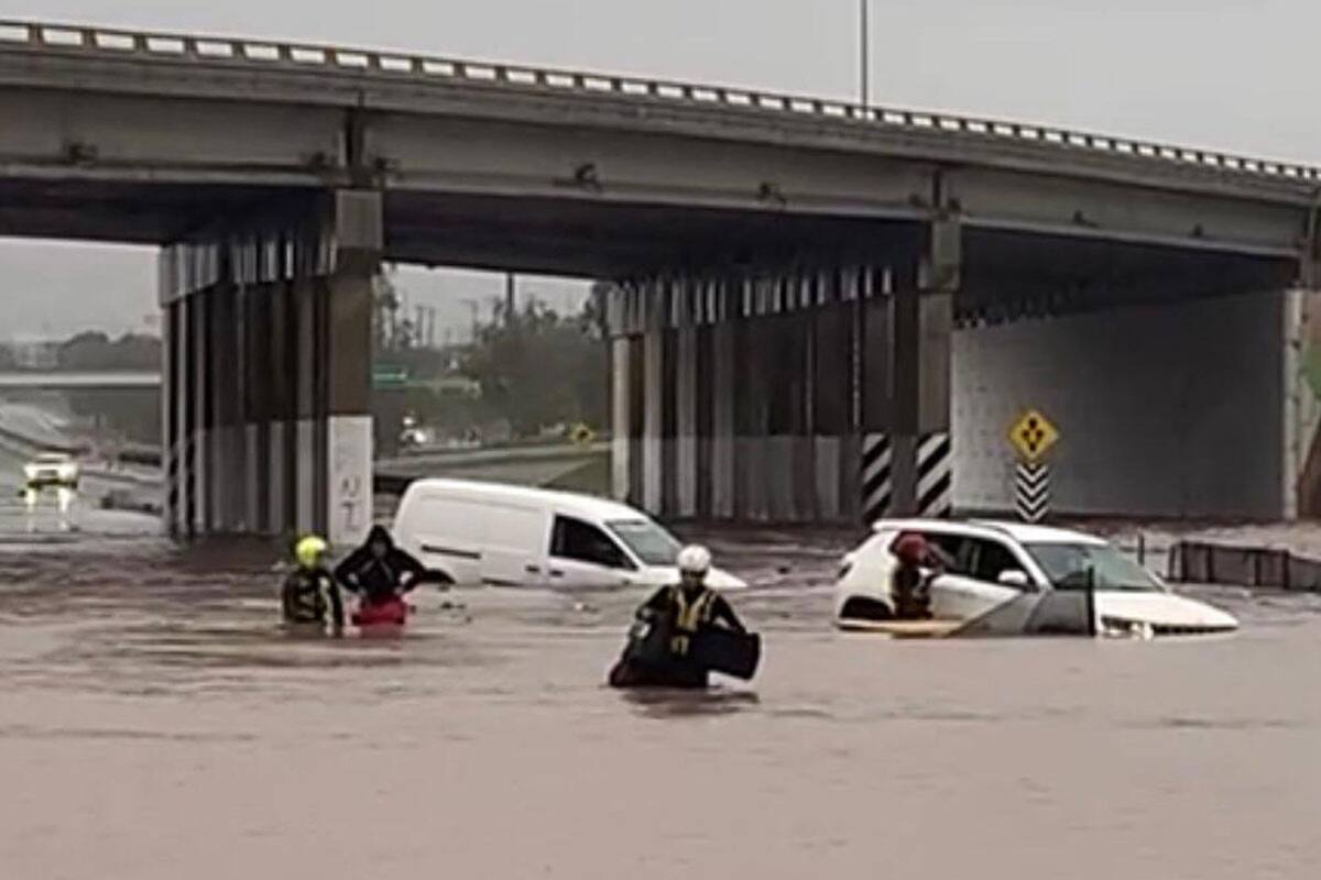 Cajón pluvial es insuficiente para desfogar agua del Nodo Pemex en Rosarito