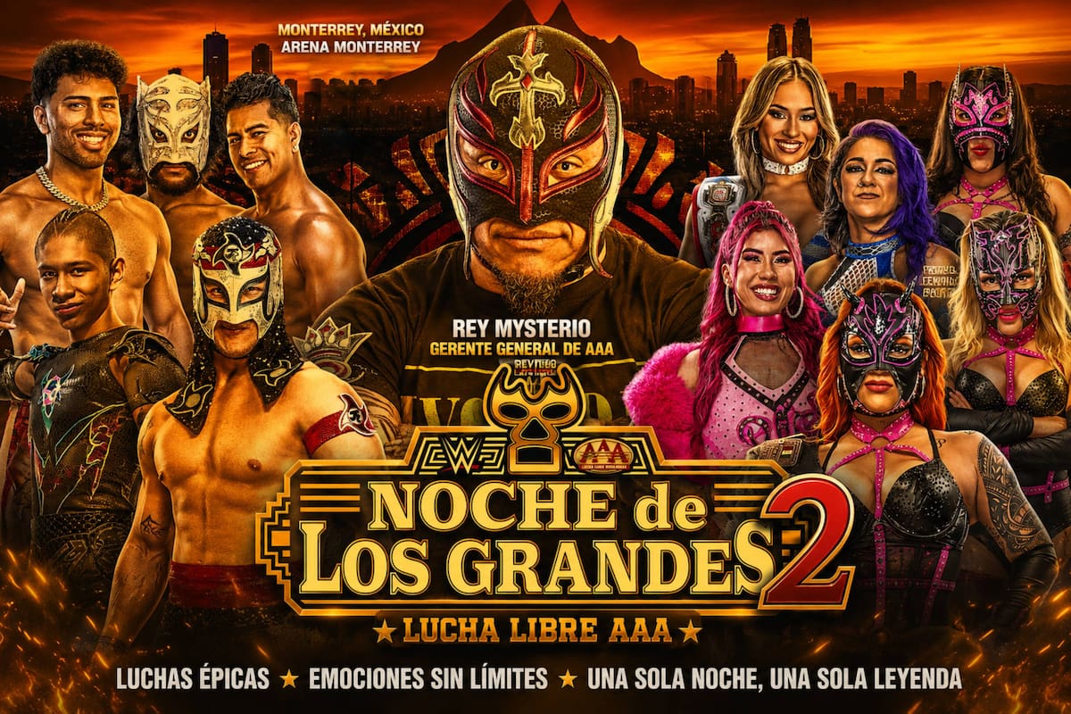 La Noche de los Grandes Parte 2: ¿A qué hora y por dónde ver EN VIVO el gran evento de Lucha Libre AAA?
