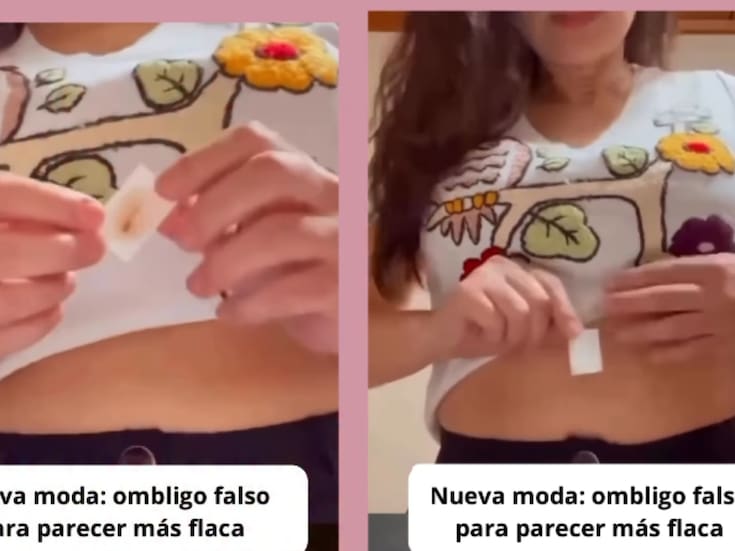 Esta es la nueva moda del ombligo falso: el truco para aparentar una figura más delgada