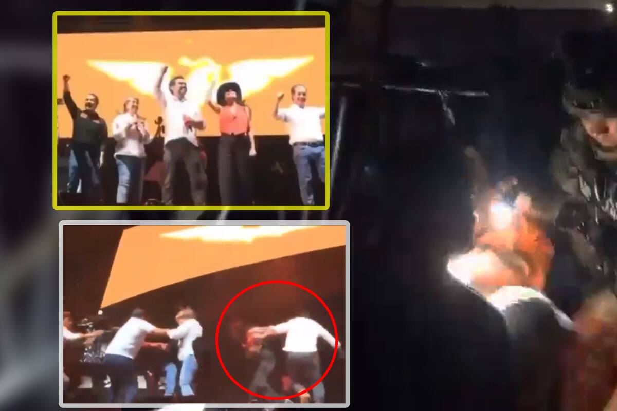 Reportan varios heridos tras caída de templete en evento de Máynez en NL