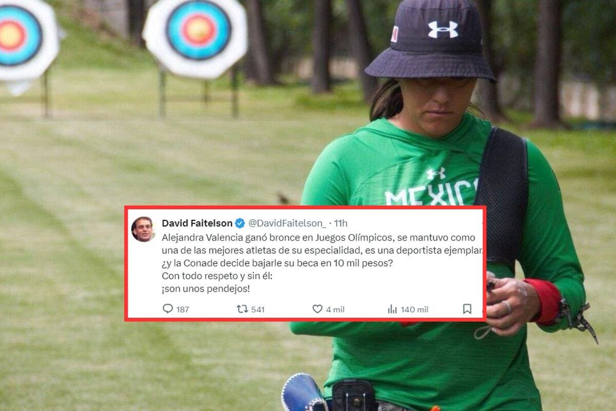 “¡Son unos pend***s!”: Faitelson explota contra la Conade tras reducción de beca a Alejandra Valencia