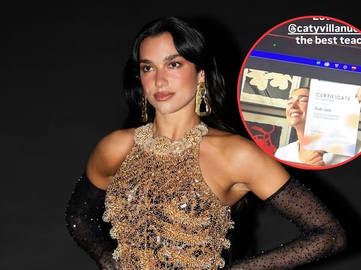 Dua Lipa aprueba examen de español y emociona a sus fans latinos al presumir su certificado
