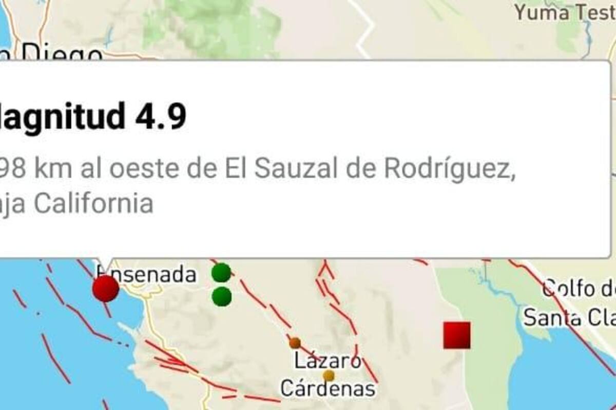 Se percibe sismo en Ensenada de 4.9: CEPC