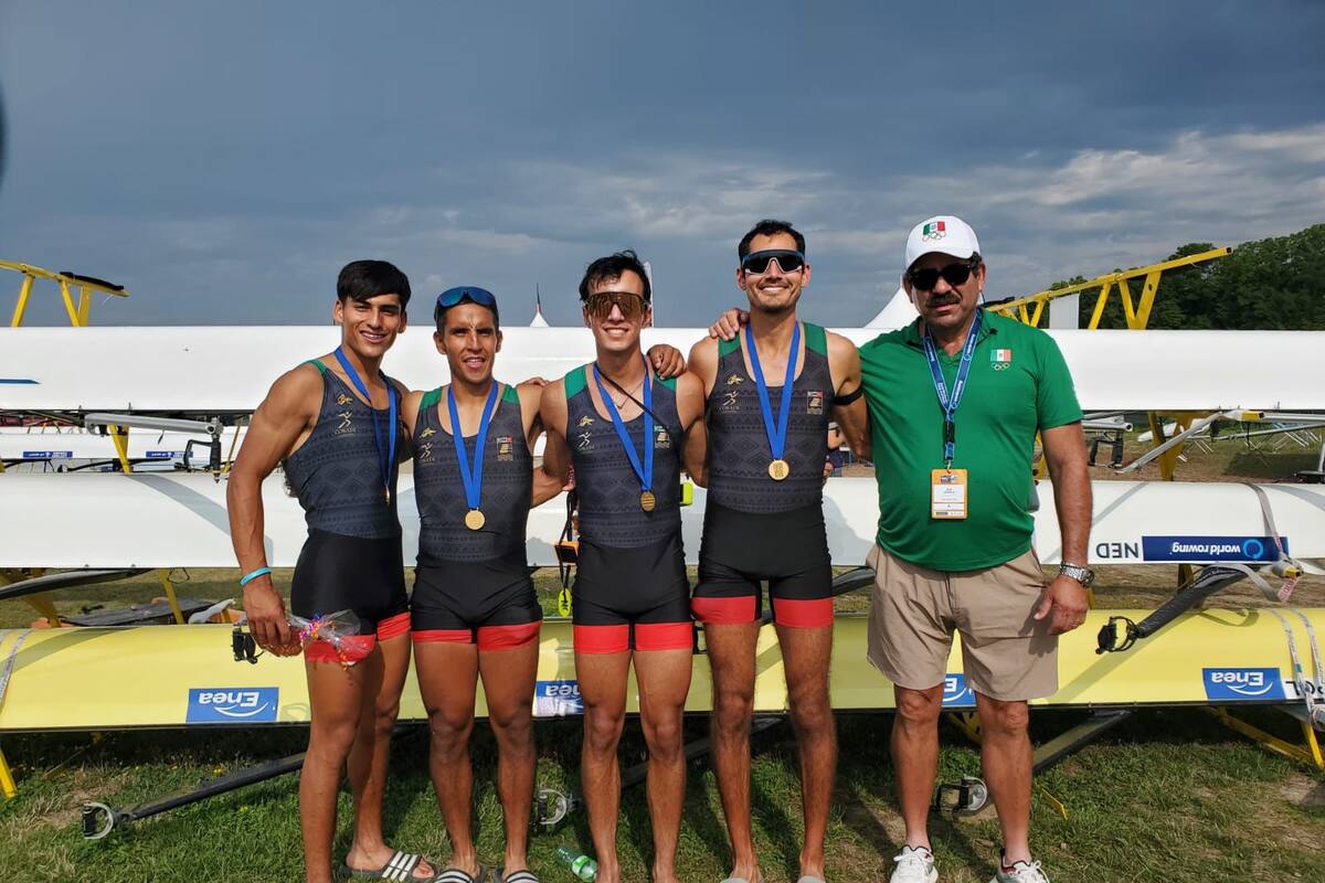 México obtiene medalla de oro en Mundial de Remo en Canadá