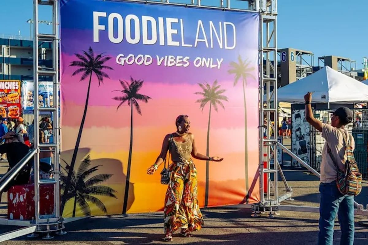 FoodieLand Food Festival 2026 llegará a California con más de 250 vendedores, sabores internacionales y música en vivo