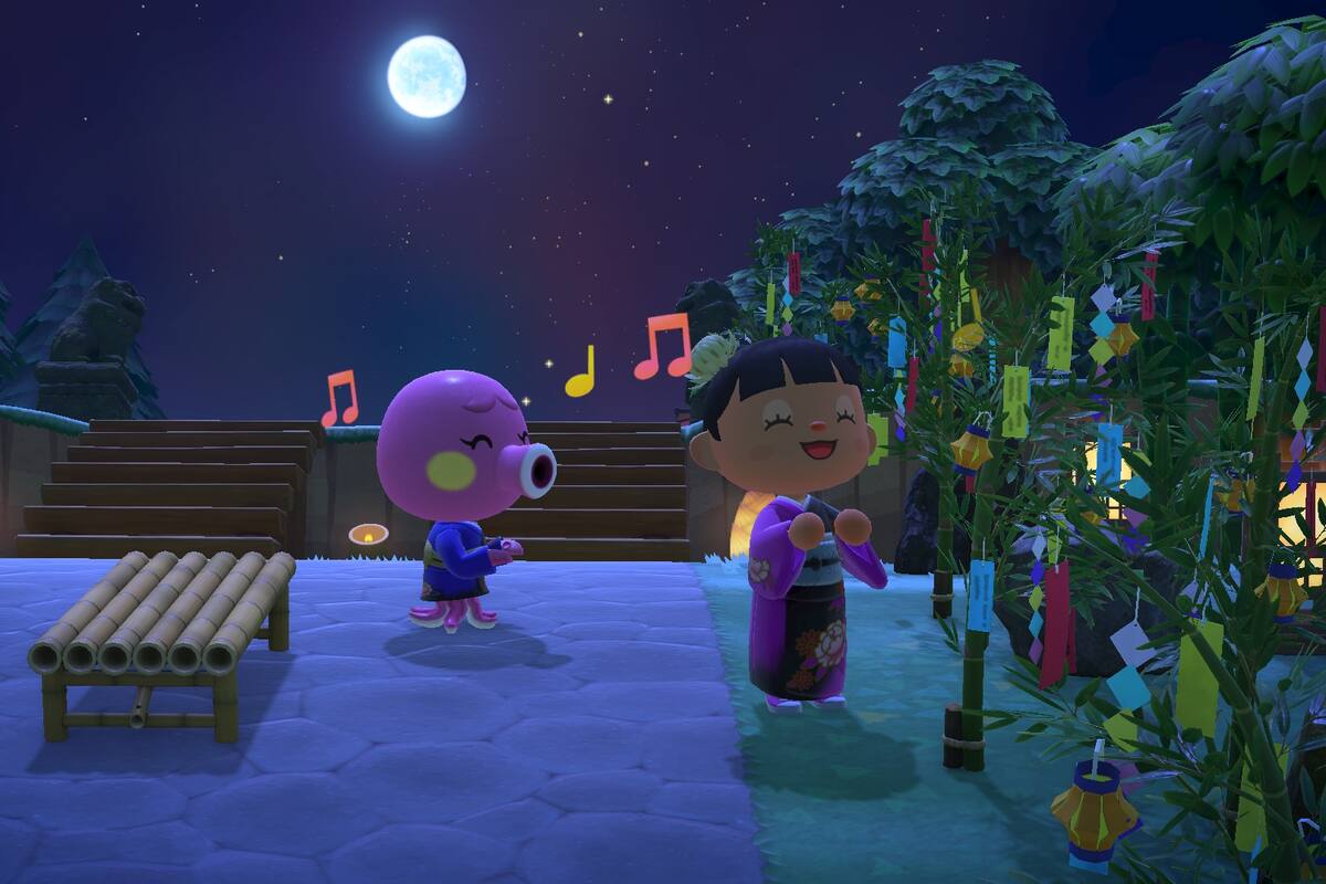 Celebra el Tanabata en tu isla de Animal Crossing: New Horizons