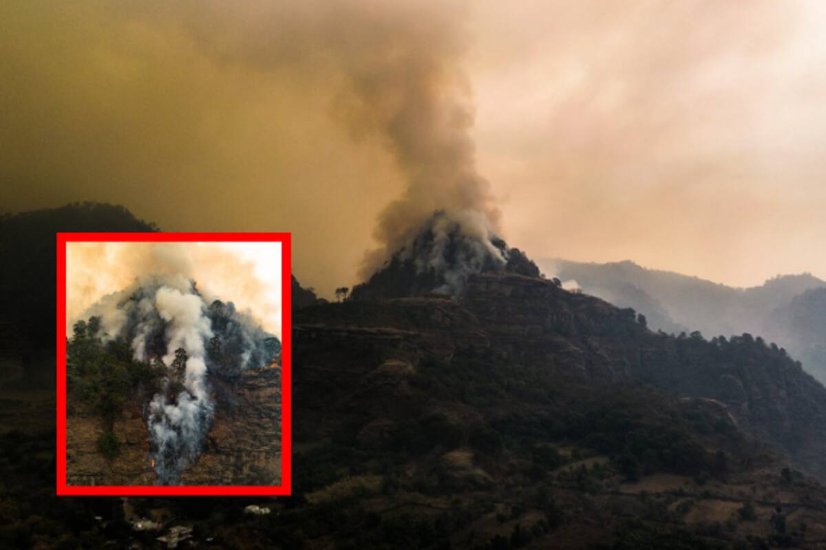 Incendio en Tepoztlán se intensifica y afecta calidad del aire en Cuernavaca